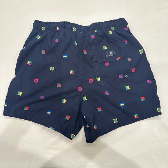 Abercrombie & Fitch Nautical Swim Trunks Sz Sml - Picture 4 of 6